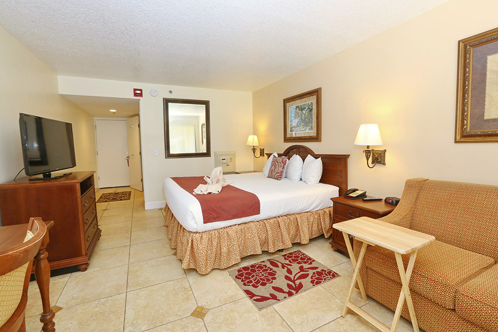 Garden View Handicap Accessible Room Bed