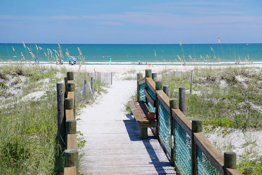 Private Boardwalk to the Beach