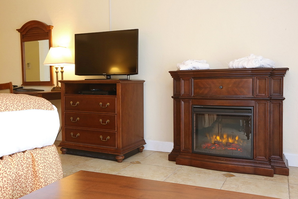 Oceanside Fireplace in Room